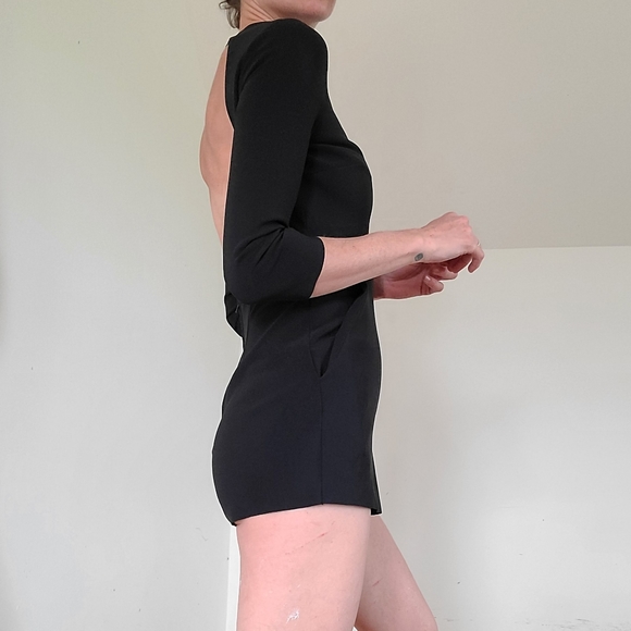 GRETA CONSTANTINE - Black backless jumpsuit/romper - Picture 3 of 8
